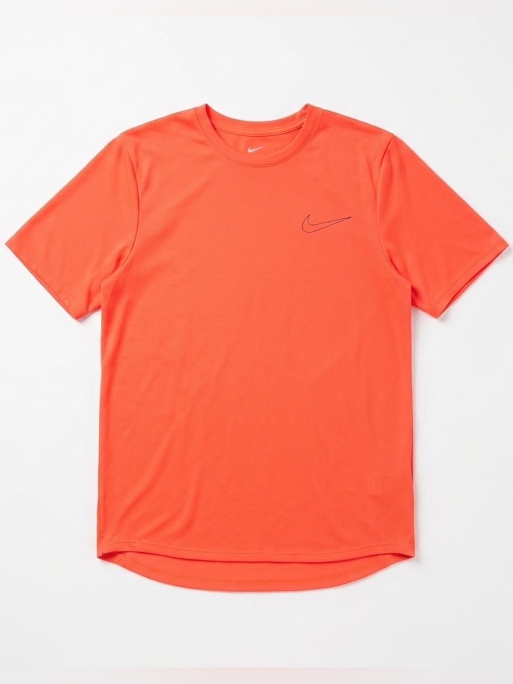 Nike Men's Short Sleeve Crew Tee in Coral Orange